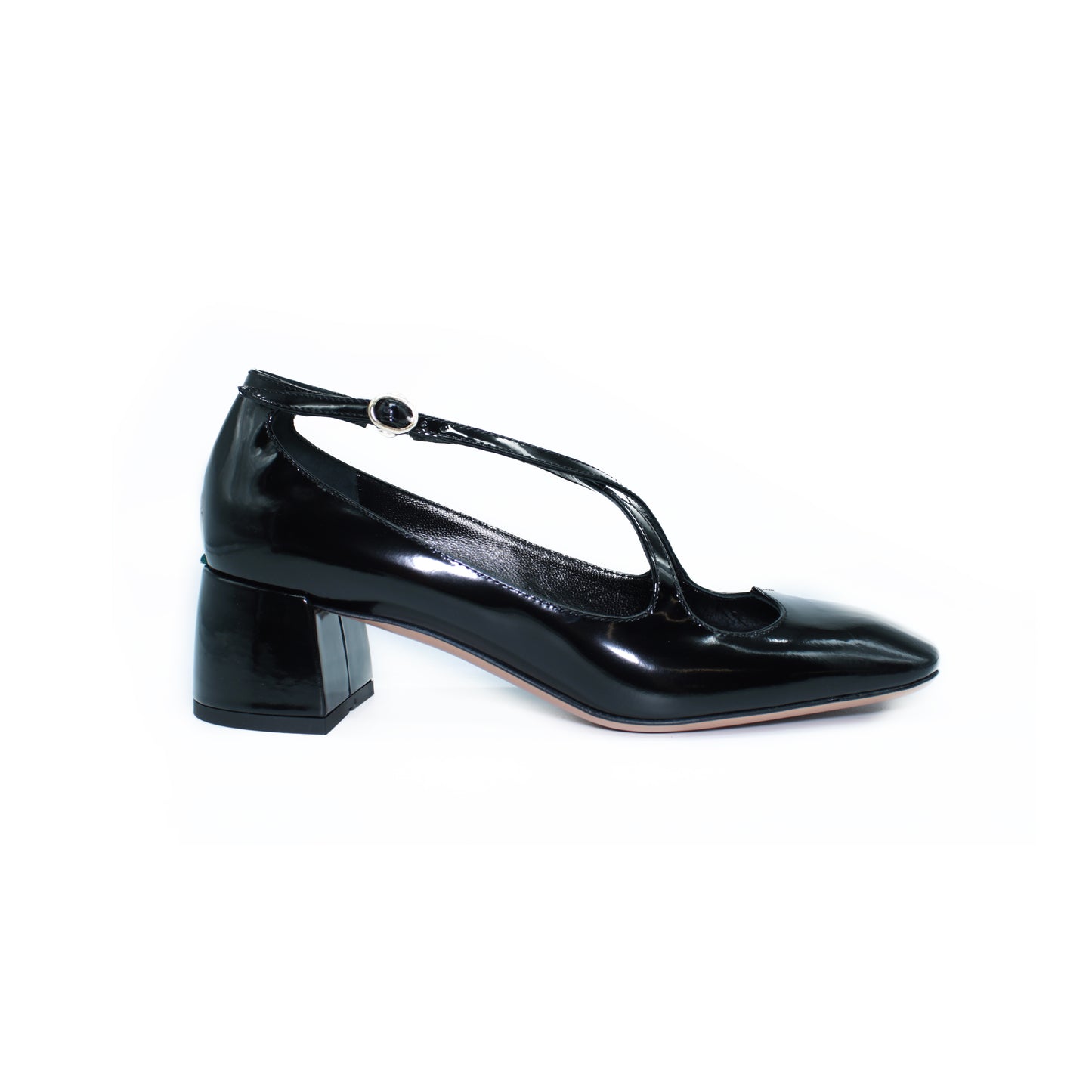 Pump Two for Love in abrasivato color nero