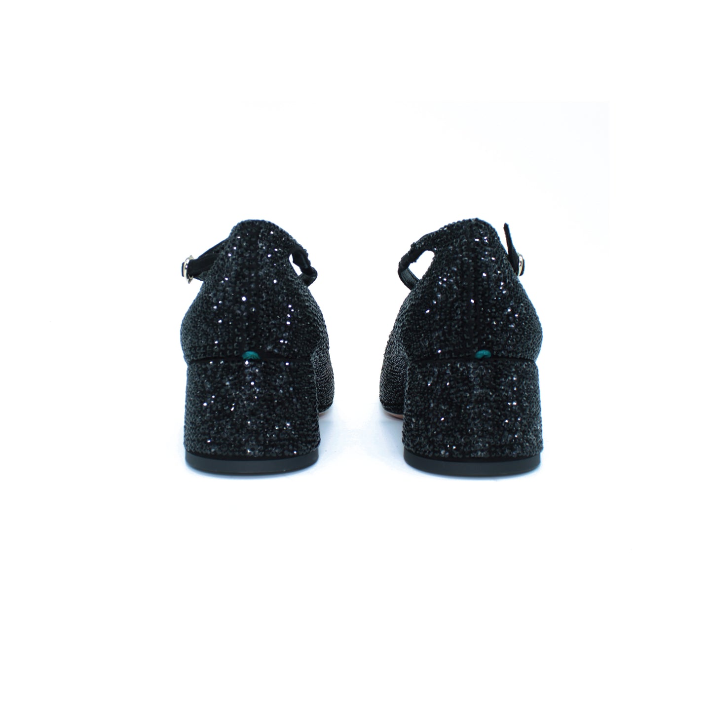 Pump Two for Love in strass color nero
