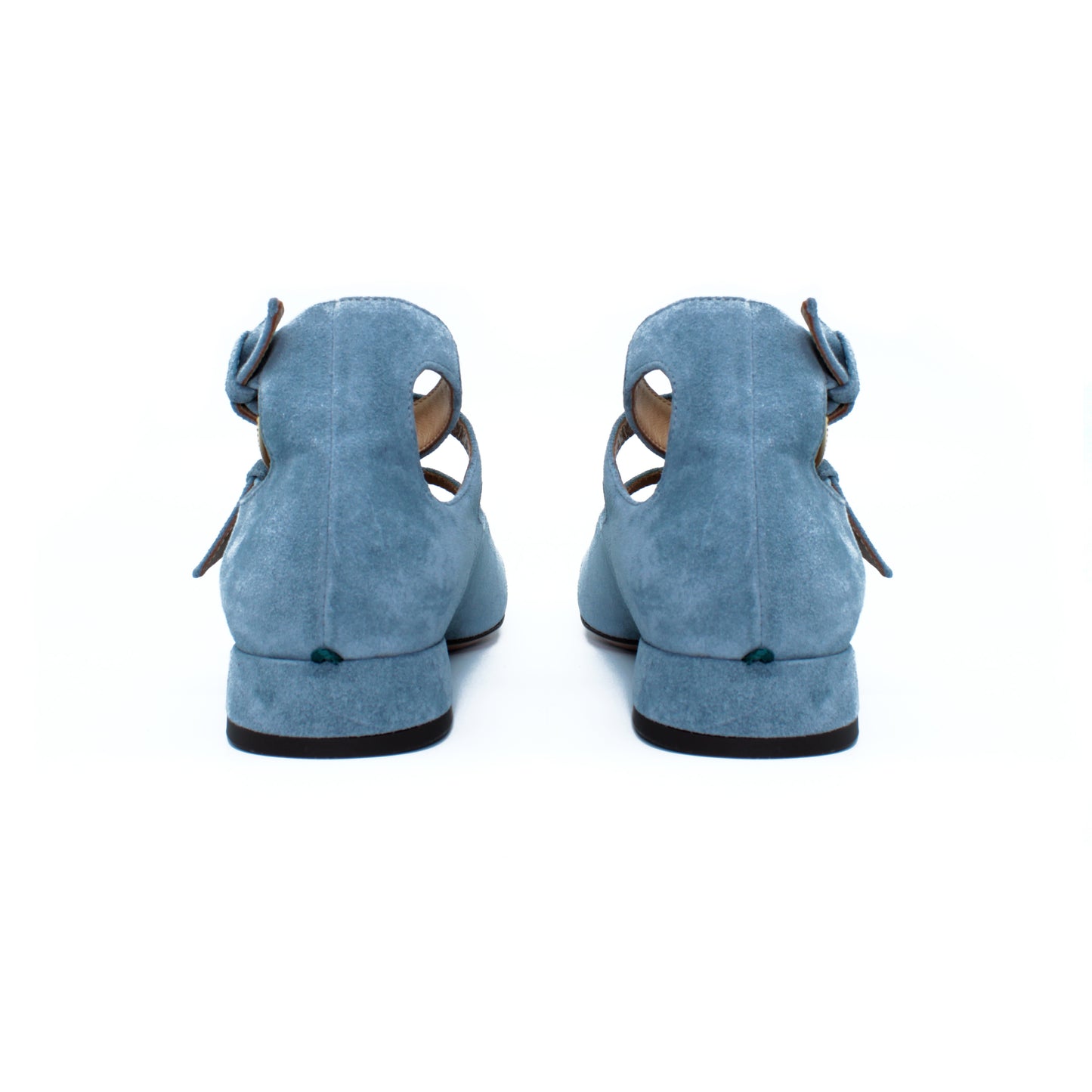 Triple strap in crosta color lago