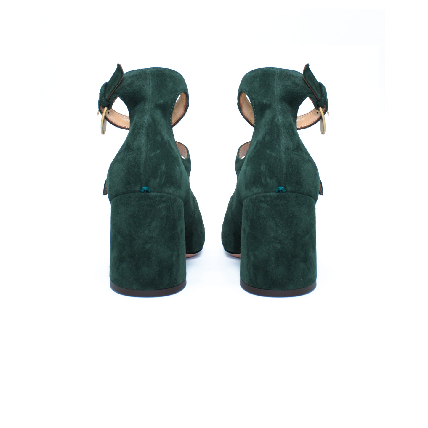 Triple strap in crosta color foresta