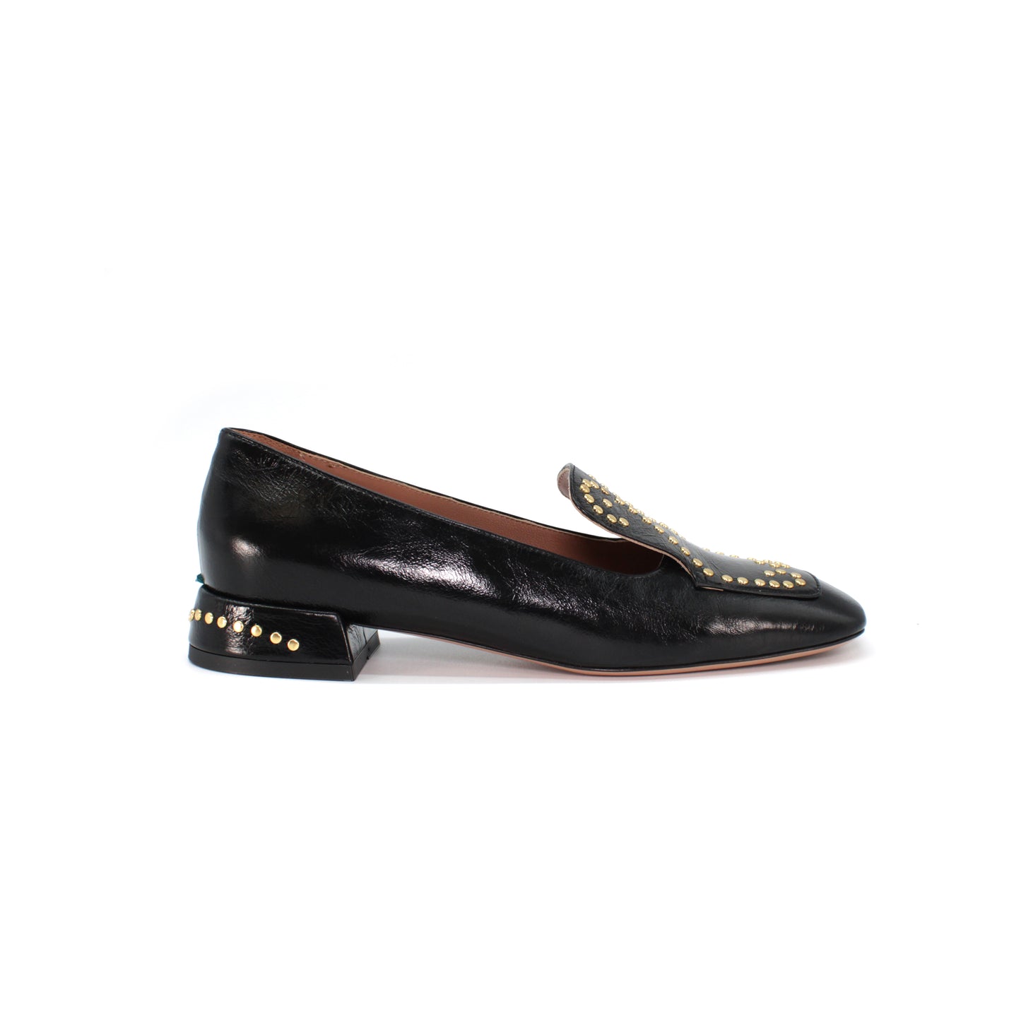 Mocassino in pelle "new vintage" di colore nero - Second life