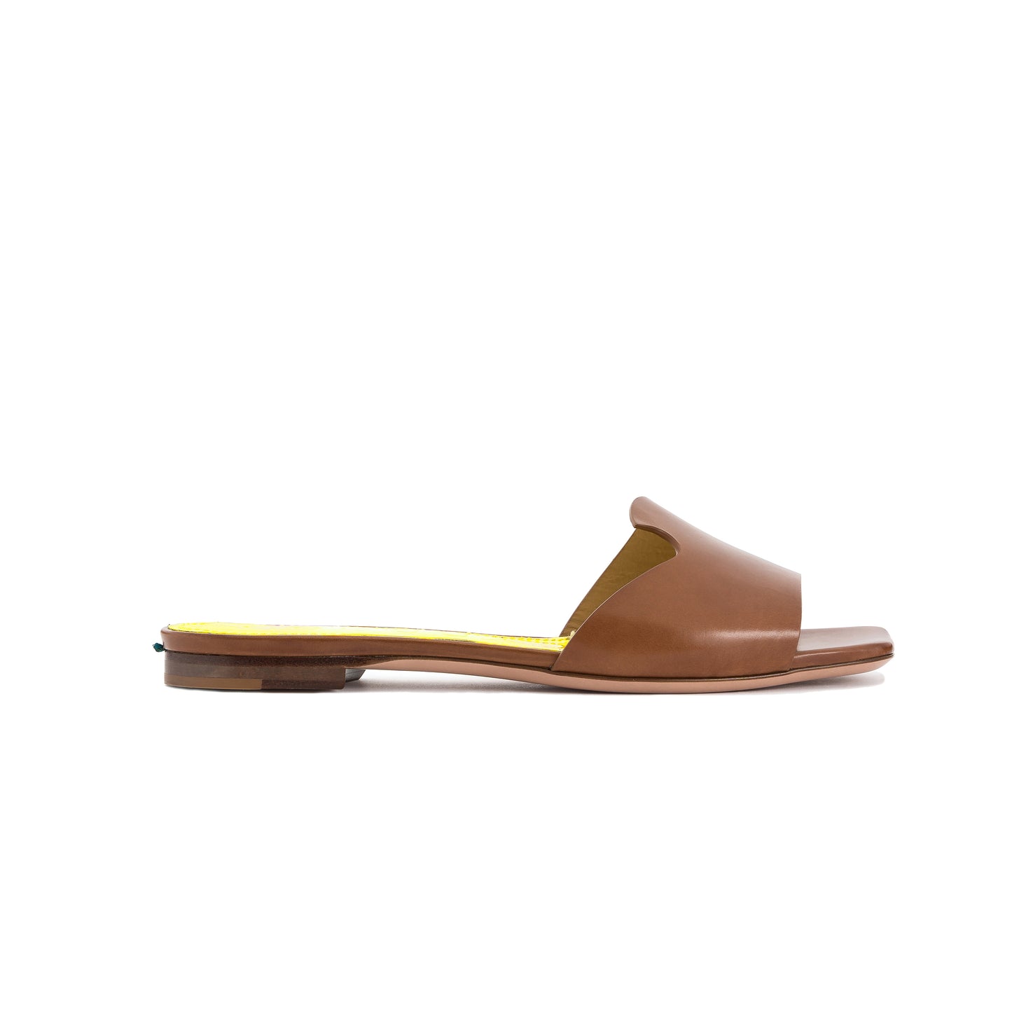 Slide in leather-colored calfskin - Second life