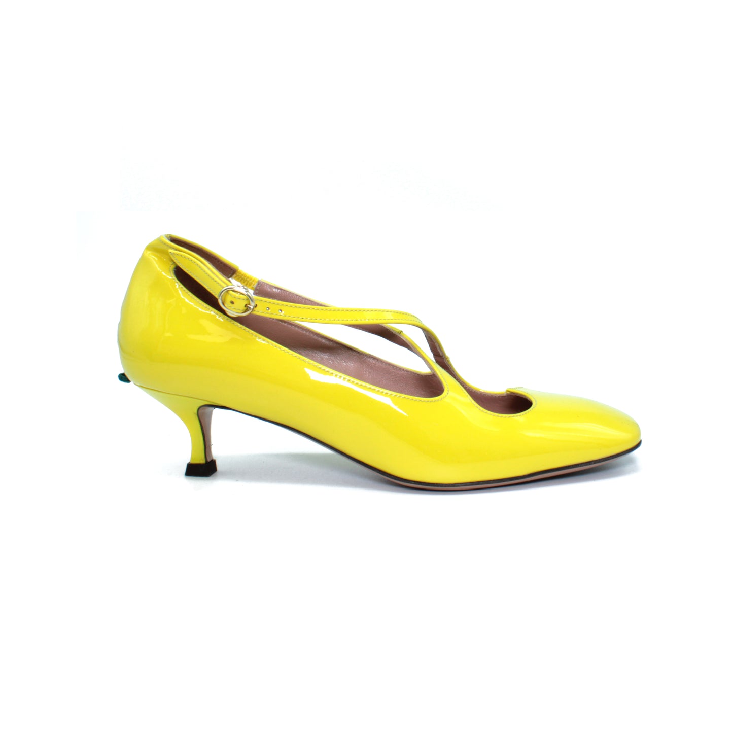 Two for Love "kitten heel" in vernice color sole - Second life