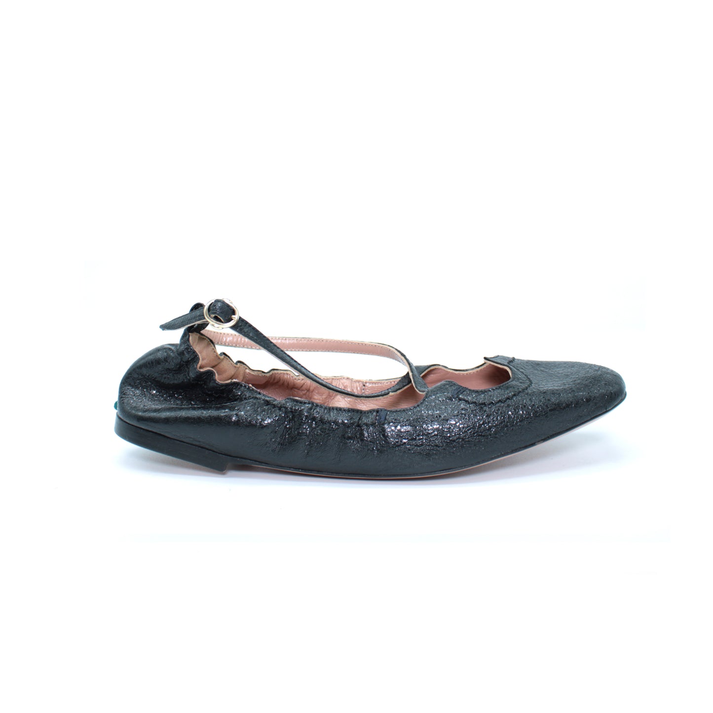 Two for Love ballet flat in black shake - Second life