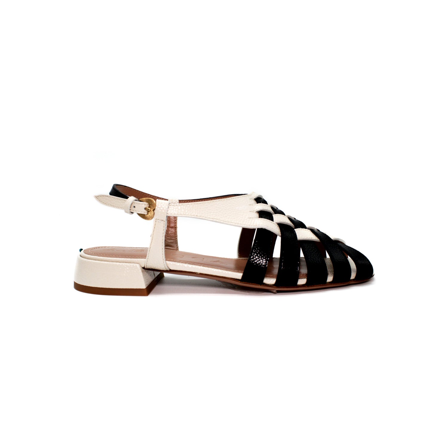 Sandal in two-tone calfskin - Second life