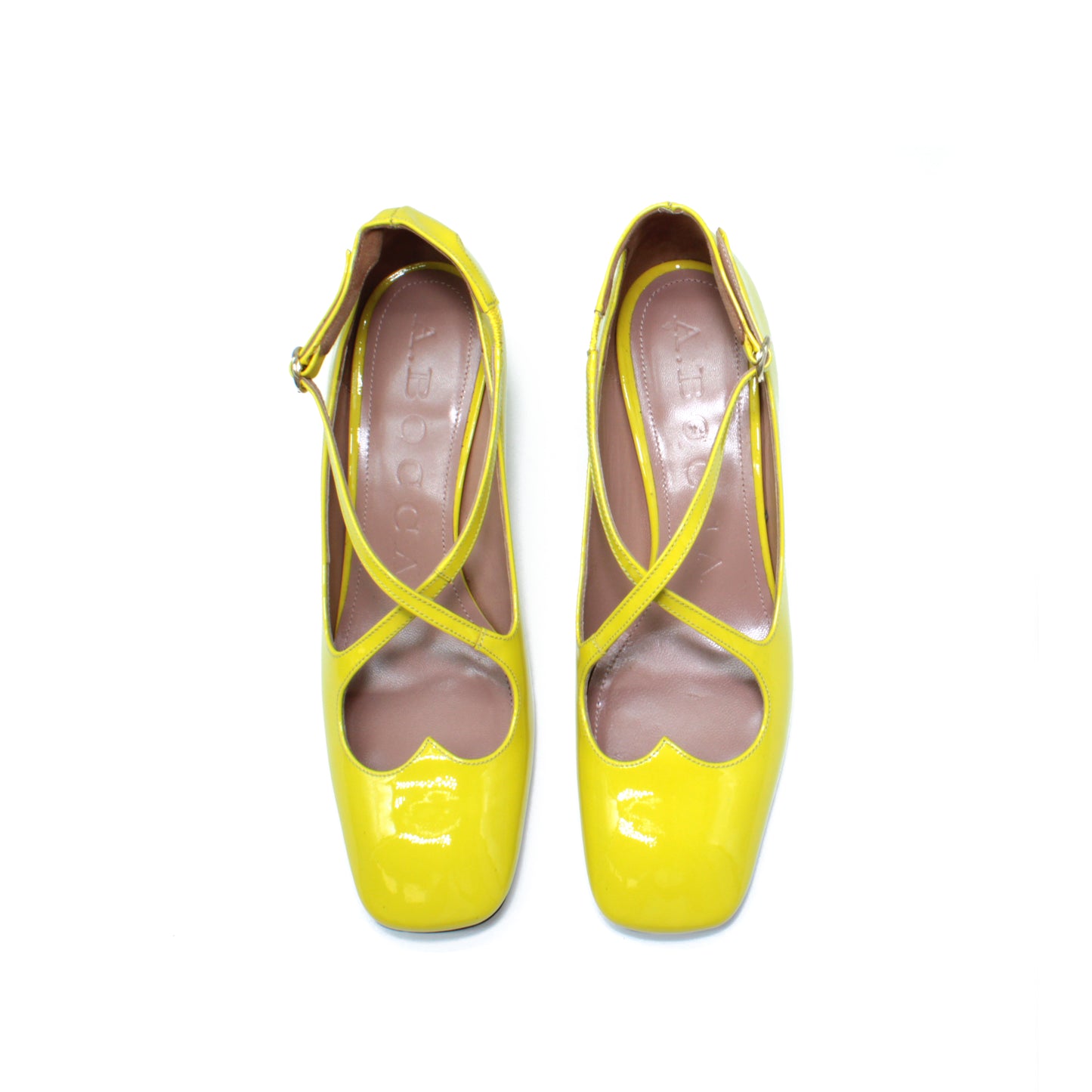 Two for Love "kitten heel" in vernice color sole - Second life