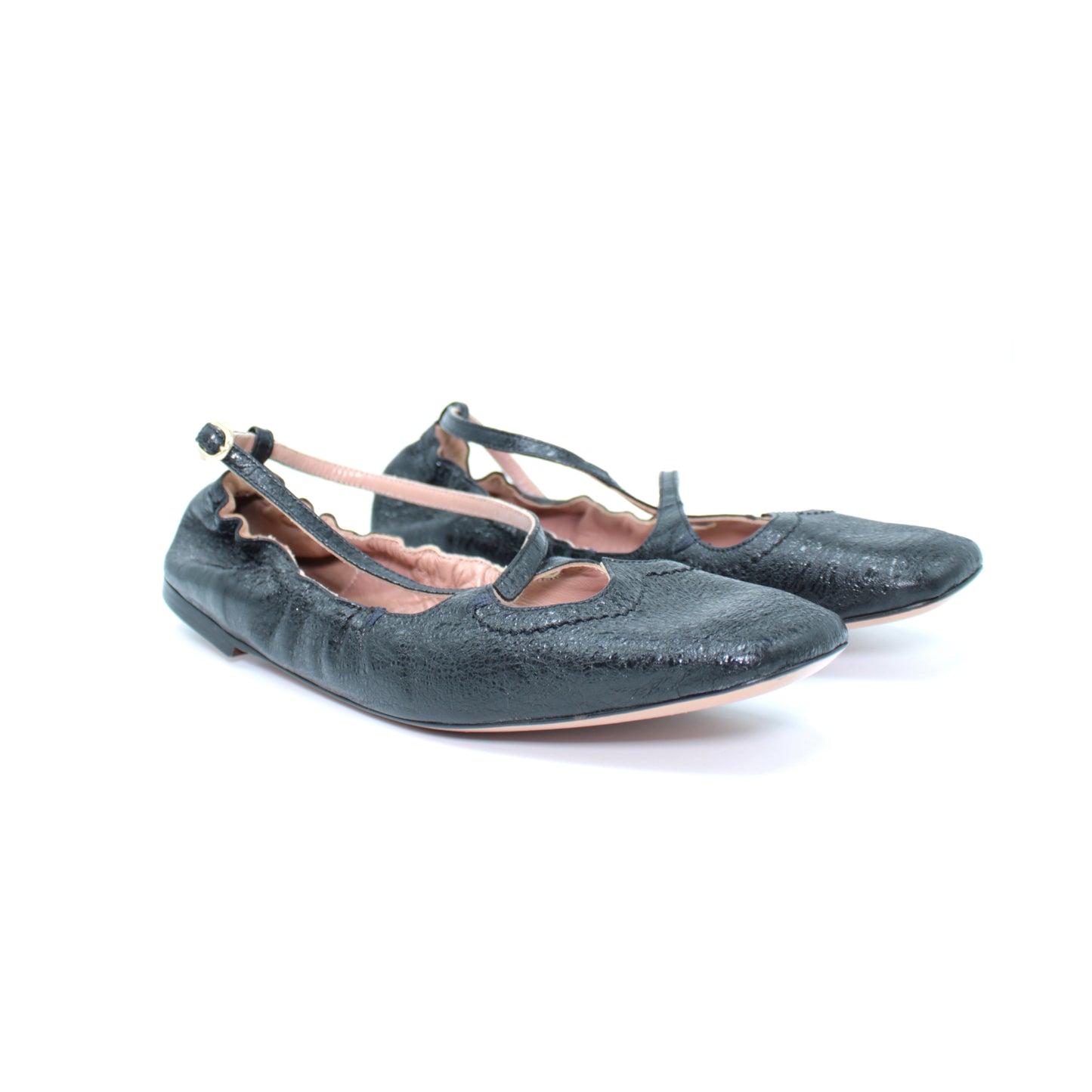 Two for Love ballet flat in black shake - Second life