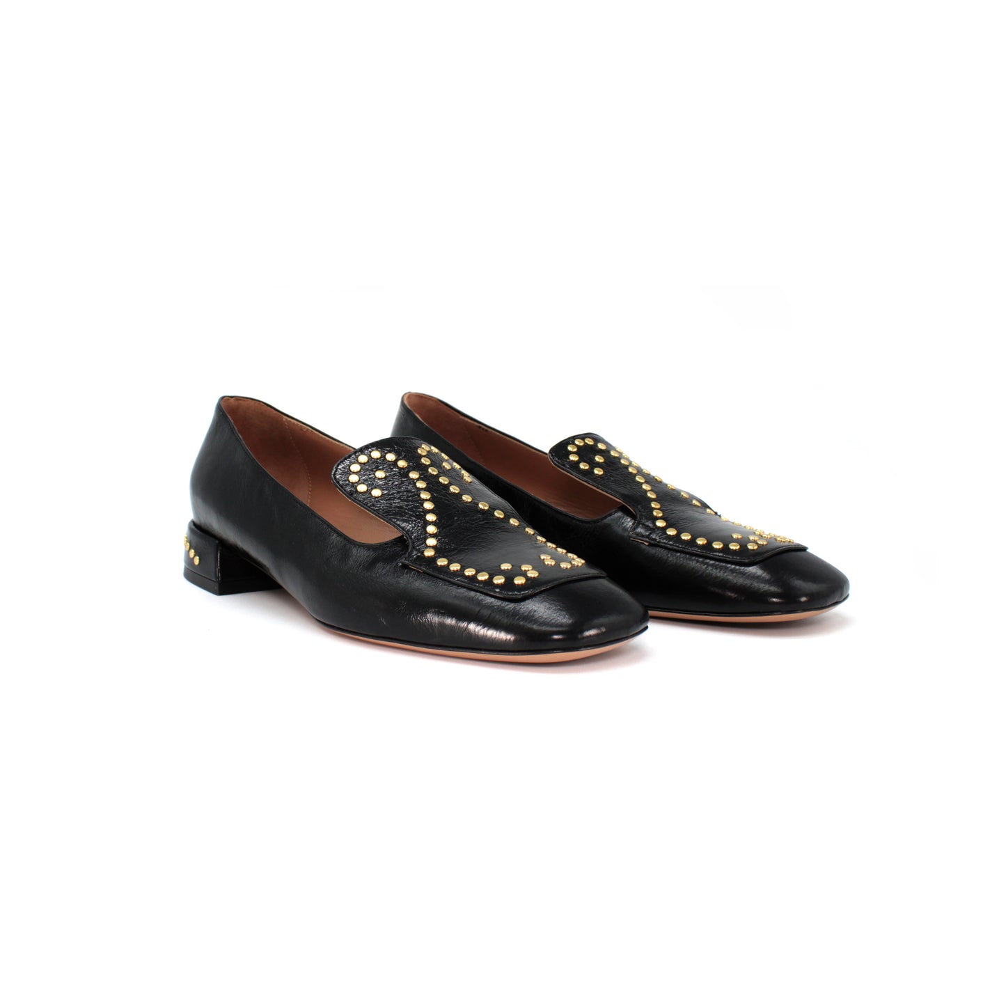 Mocassino in pelle "new vintage" di colore nero - Second life