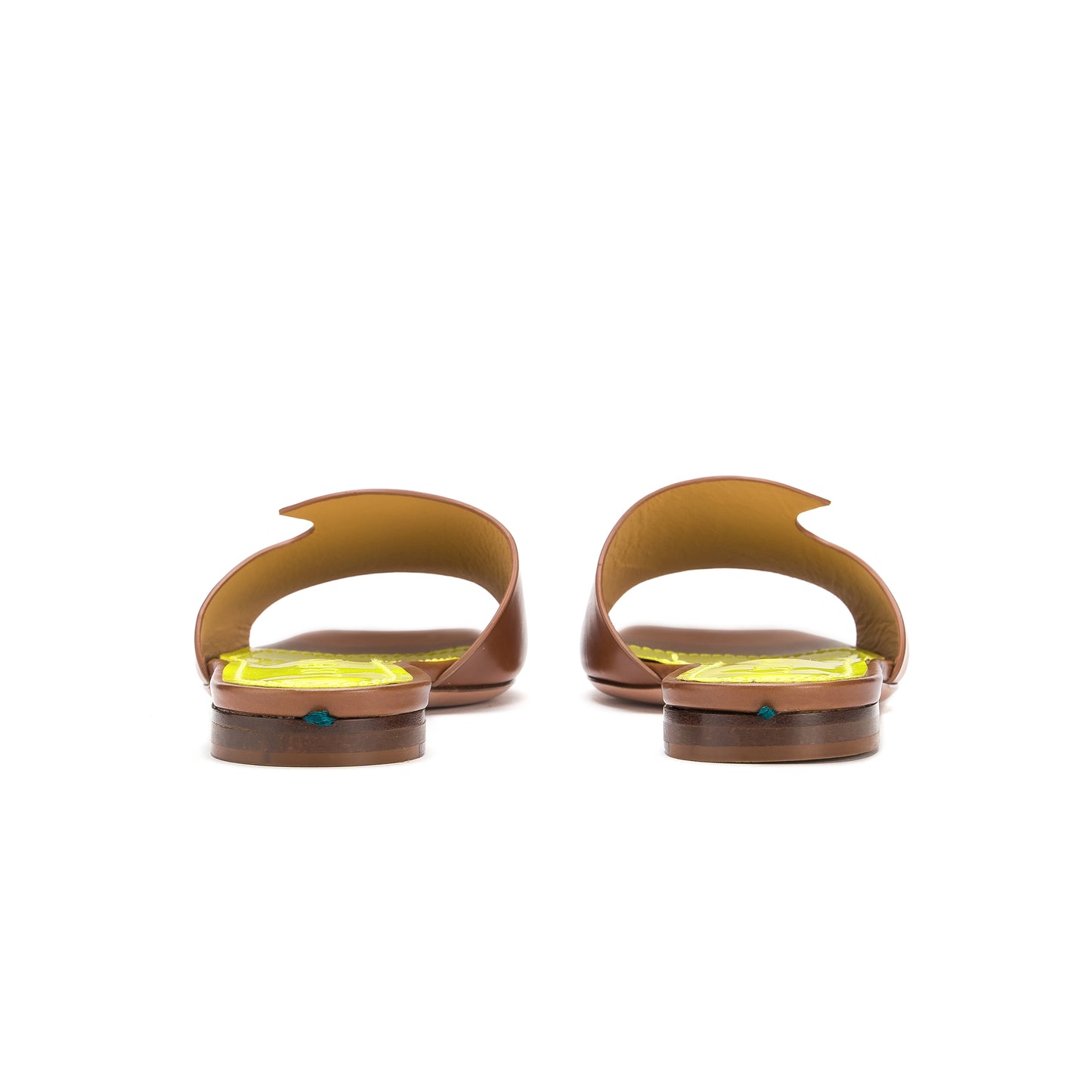 Slide in leather-colored calfskin - Second life