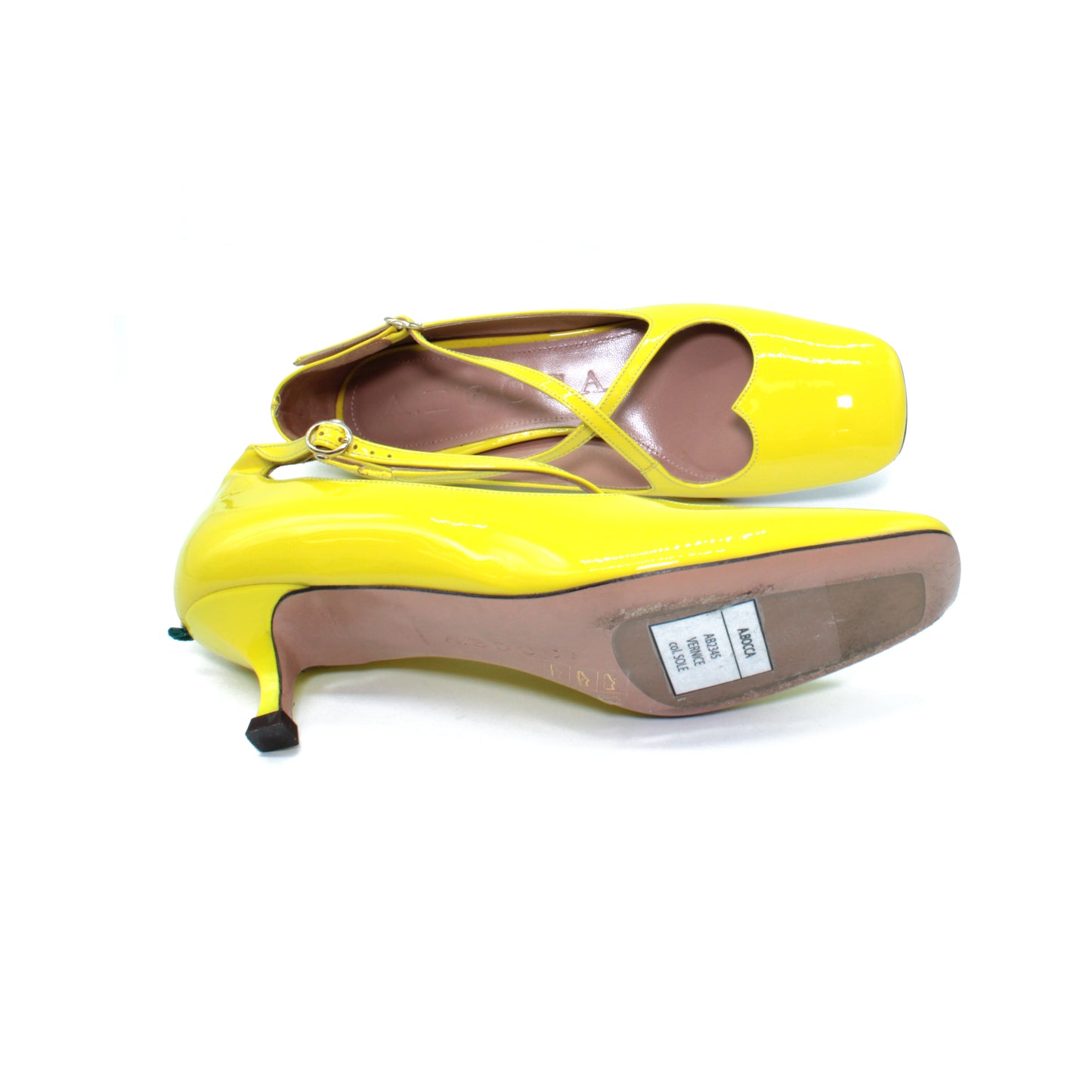Two for Love "kitten heel" in vernice color sole - Second life