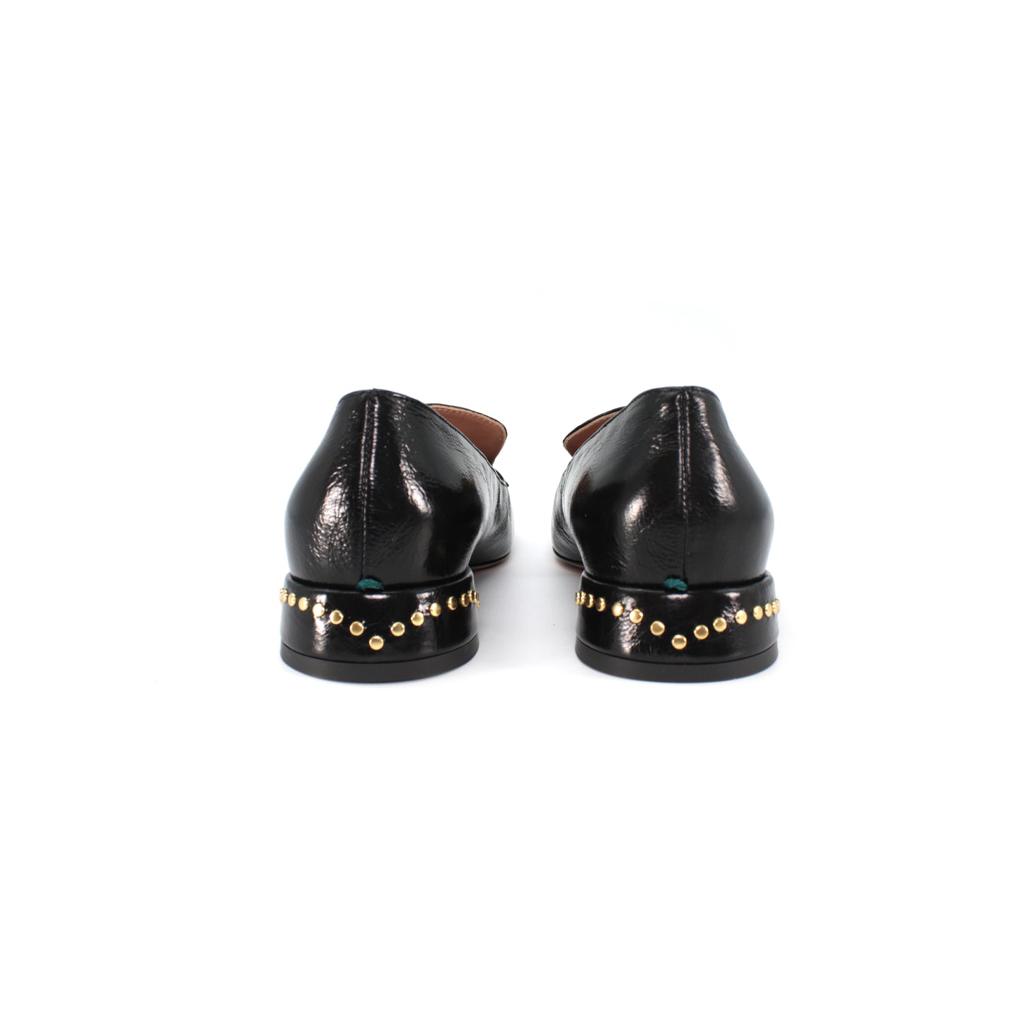 Black "new vintage" leather moccasin - Second life
