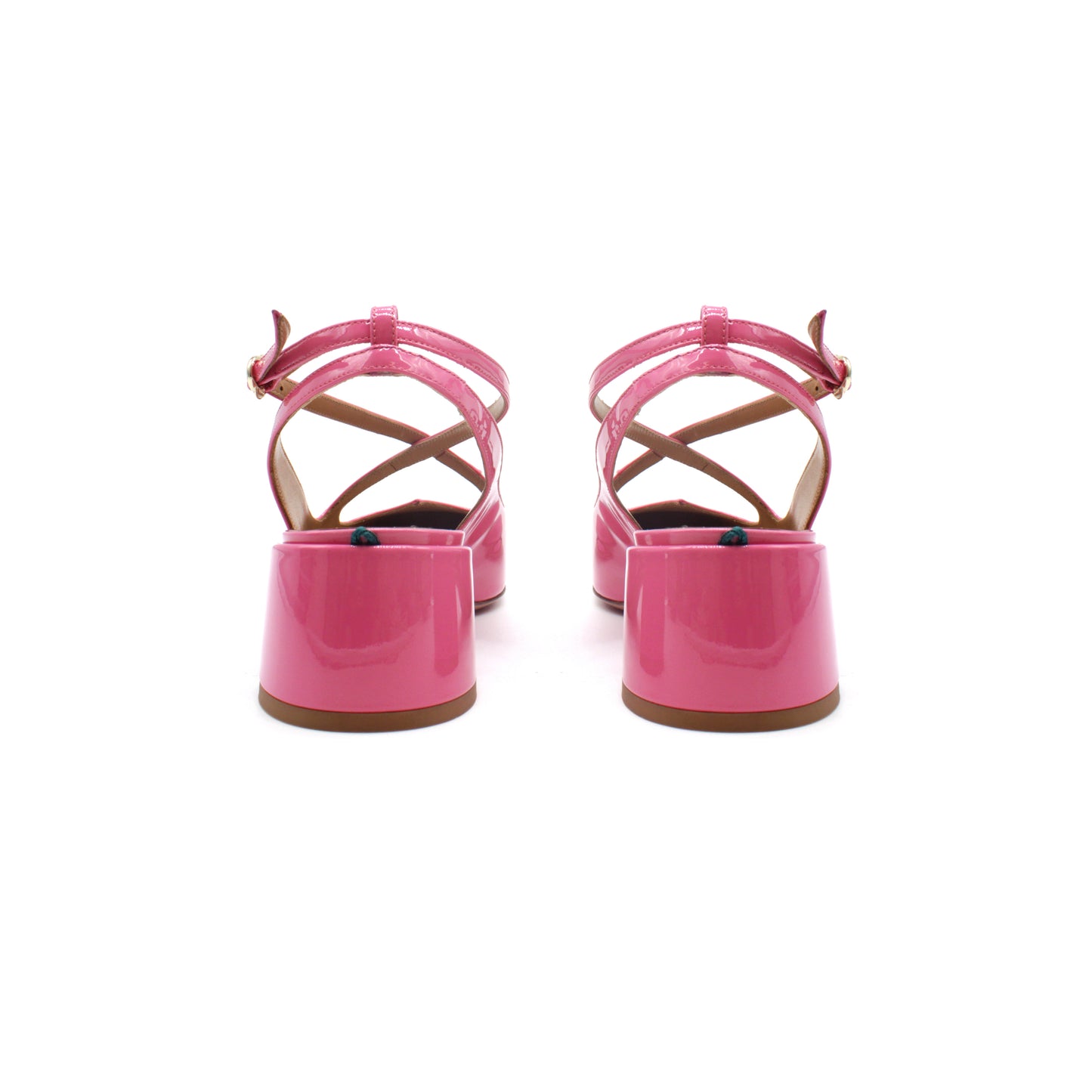 Sling Back Two for Love in bubblegum patent leather - Second life