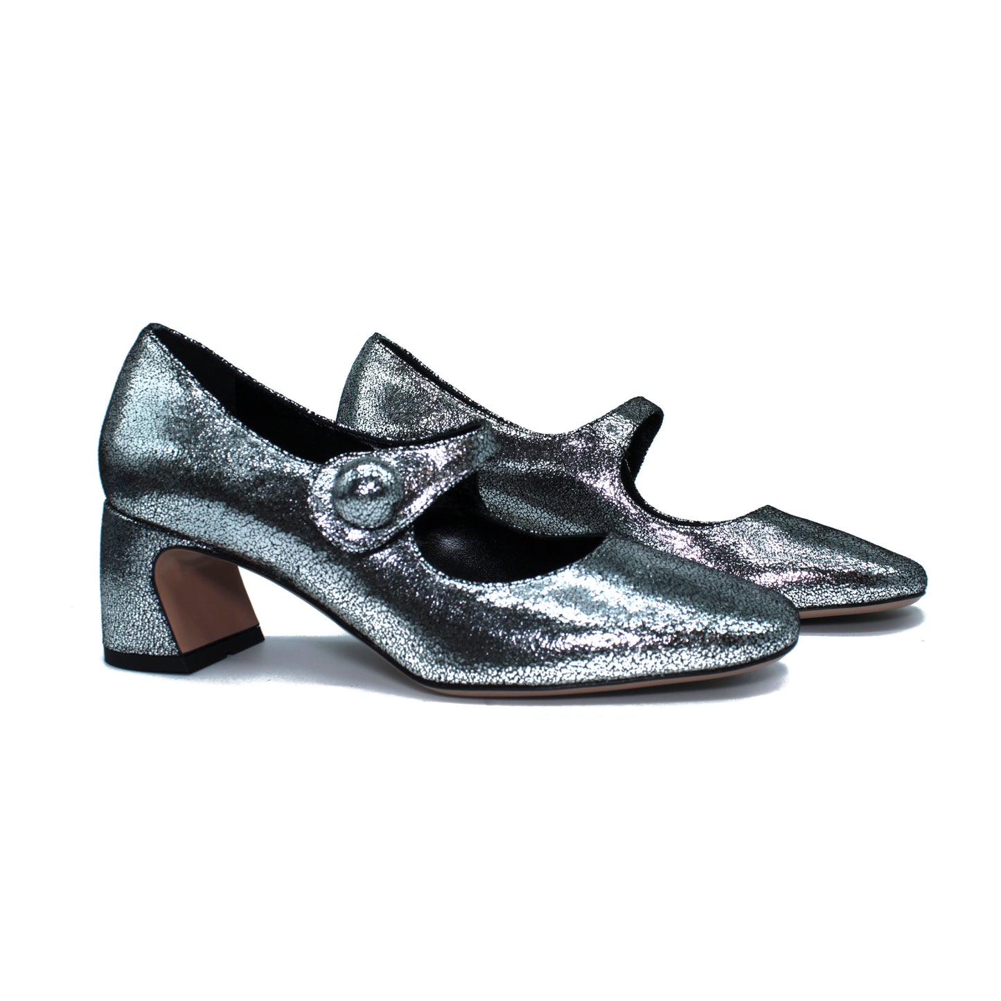 MaryJane pump in Star 3D color argento