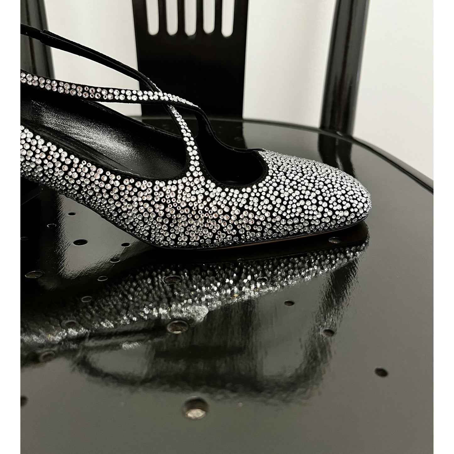 Pump Two for Love in crystal rhinestones