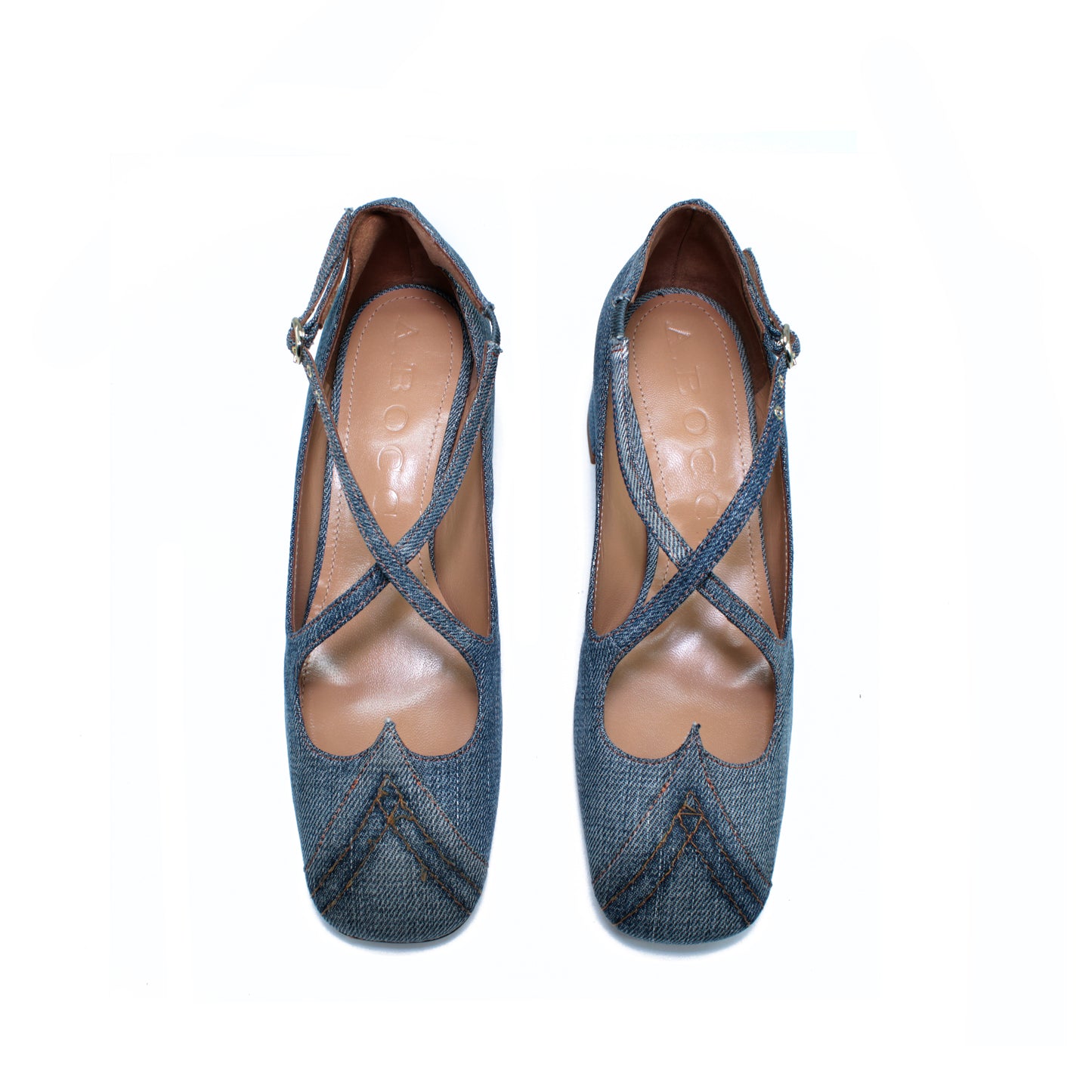 Pump Two for Love in recycled denim 01 - EXCLUSIVE ONLINE