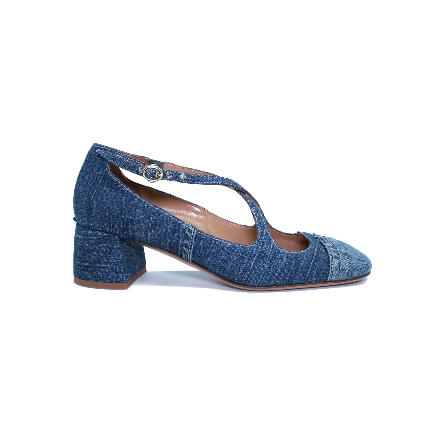 Pump Two for Love in recycled denim 02 - EXCLUSIVE ONLINE