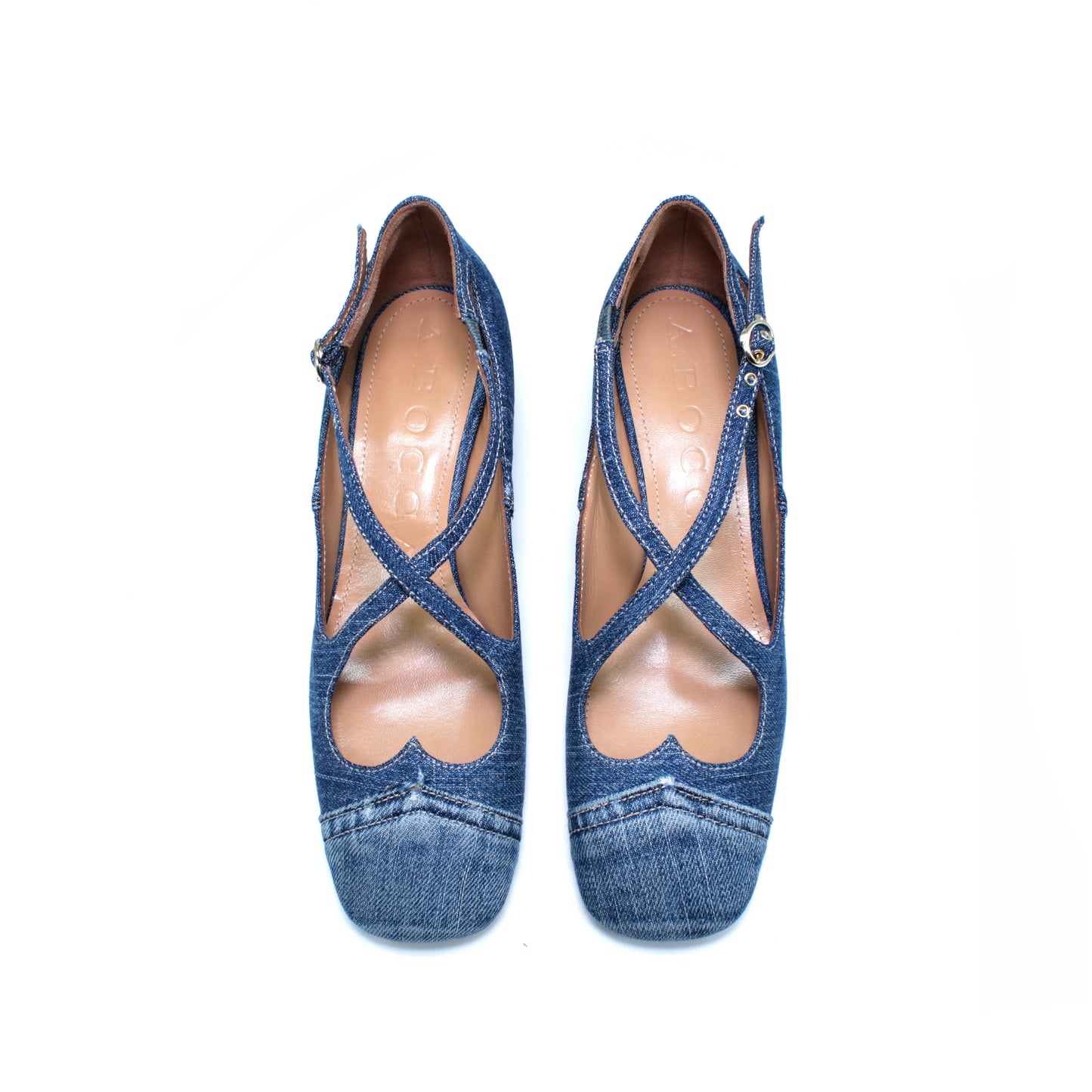 Pump Two for Love in recycled denim 02 - EXCLUSIVE ONLINE