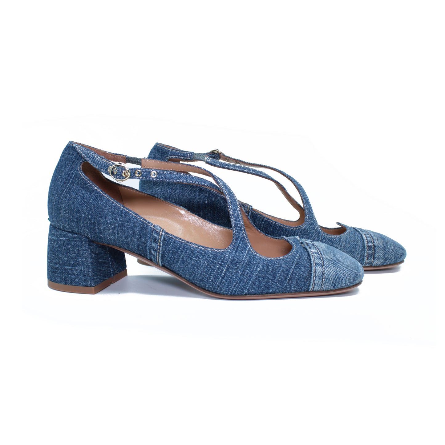 Pump Two for Love in recycled denim 02 - EXCLUSIVE ONLINE