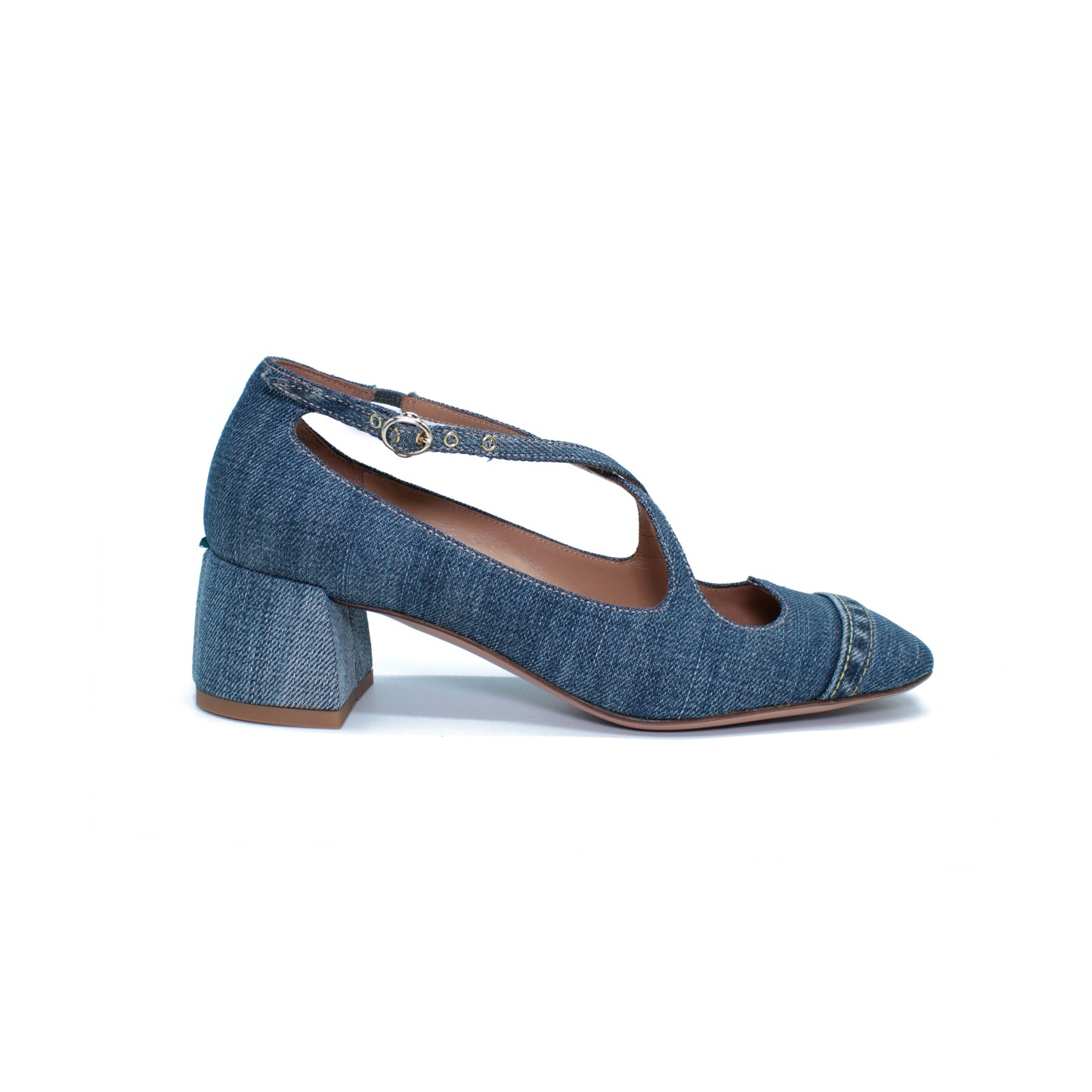 Pump Two for Love in recycled denim 03 - EXCLUSIVE ONLINE