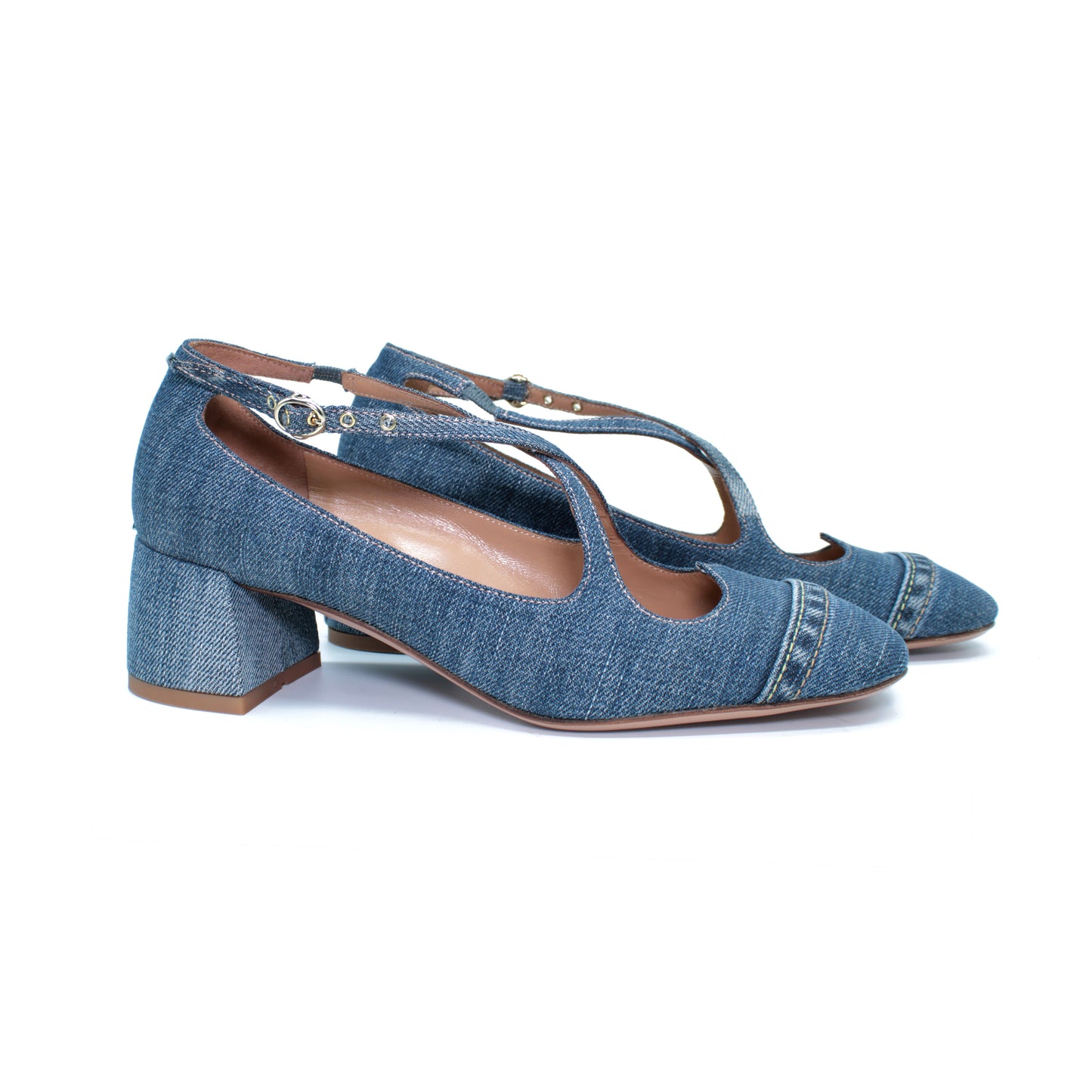 Pump Two for Love in recycled denim 03 - EXCLUSIVE ONLINE