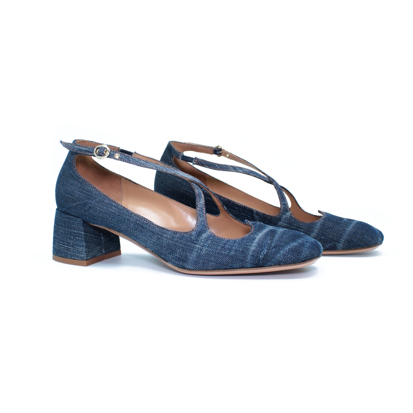 Pump Two for Love in recycled denim 04 - EXCLUSIVE ONLINE