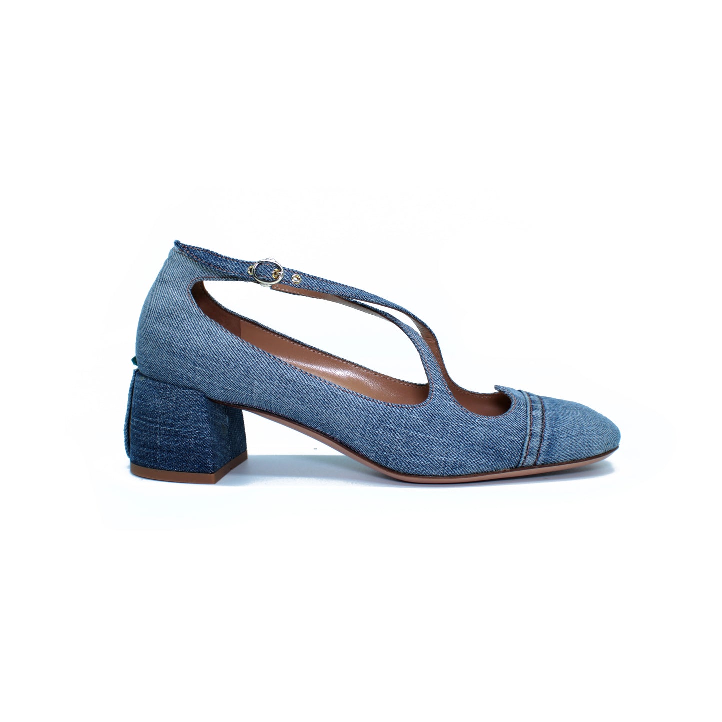 Pump Two for Love in recycled denim 05 - EXCLUSIVE ONLINE