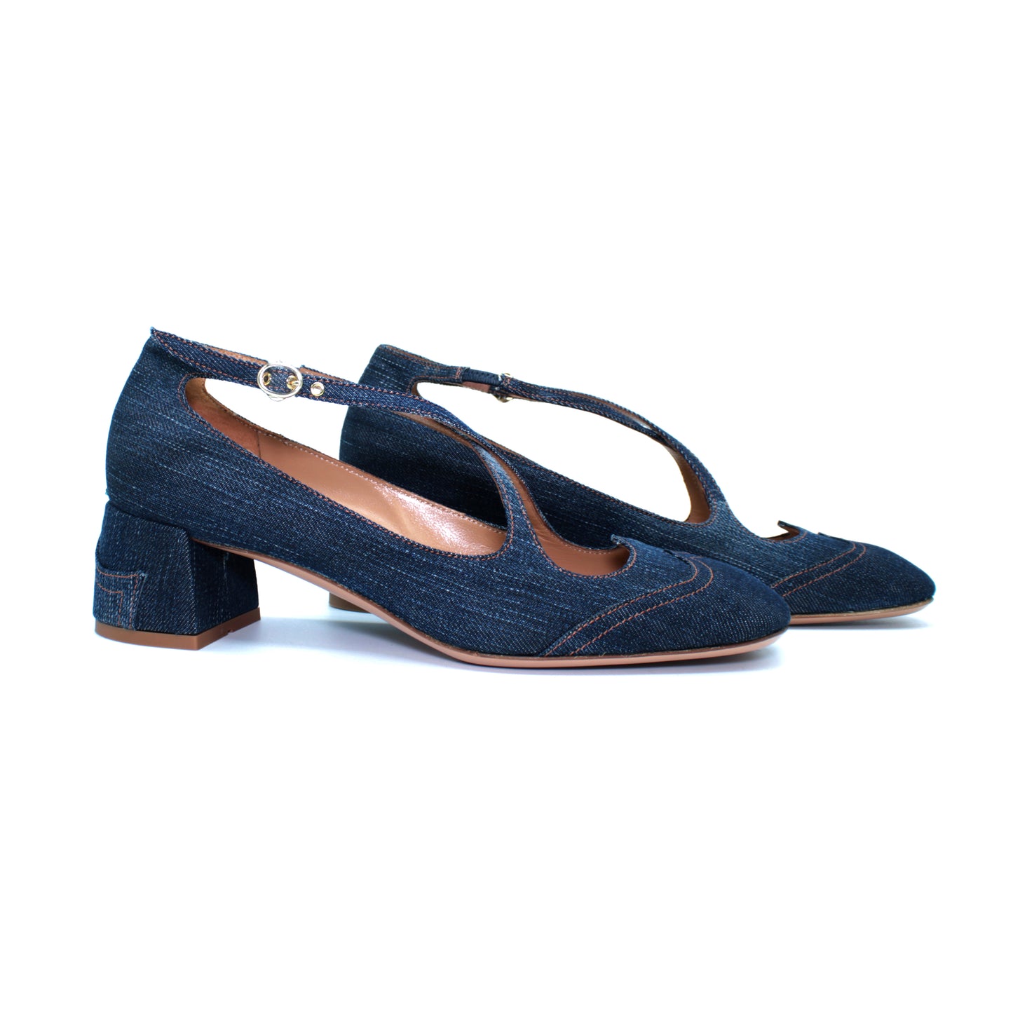 Pump Two for Love in recycled denim 06 - EXCLUSIVE ONLINE