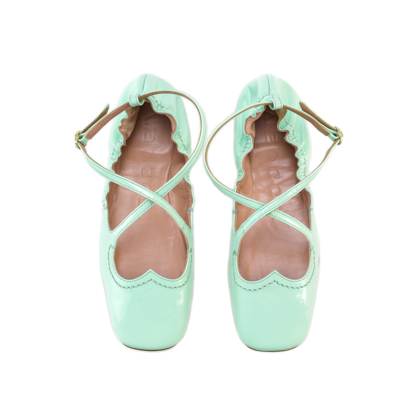 Ballerina Two for Love in vernice soft lattementa