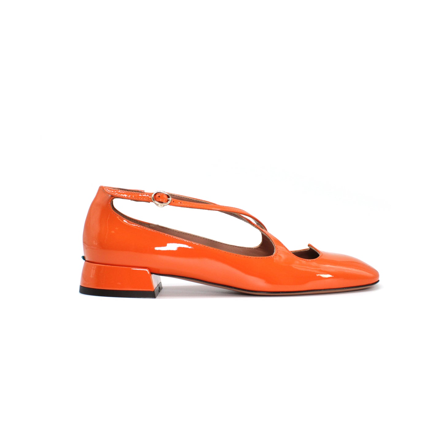 Pump Two for Love in tangerine patent leather - Second life