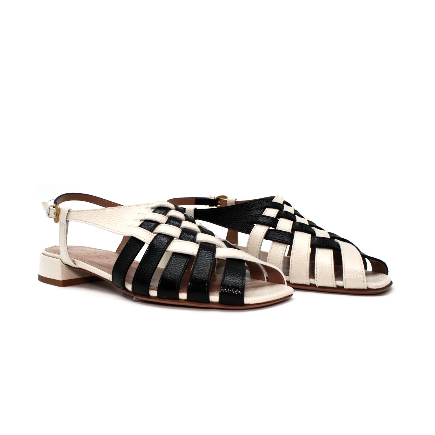 Sandal in two-tone calfskin - Second life