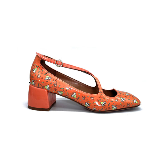 Carolina Two for Love in printed patent leather