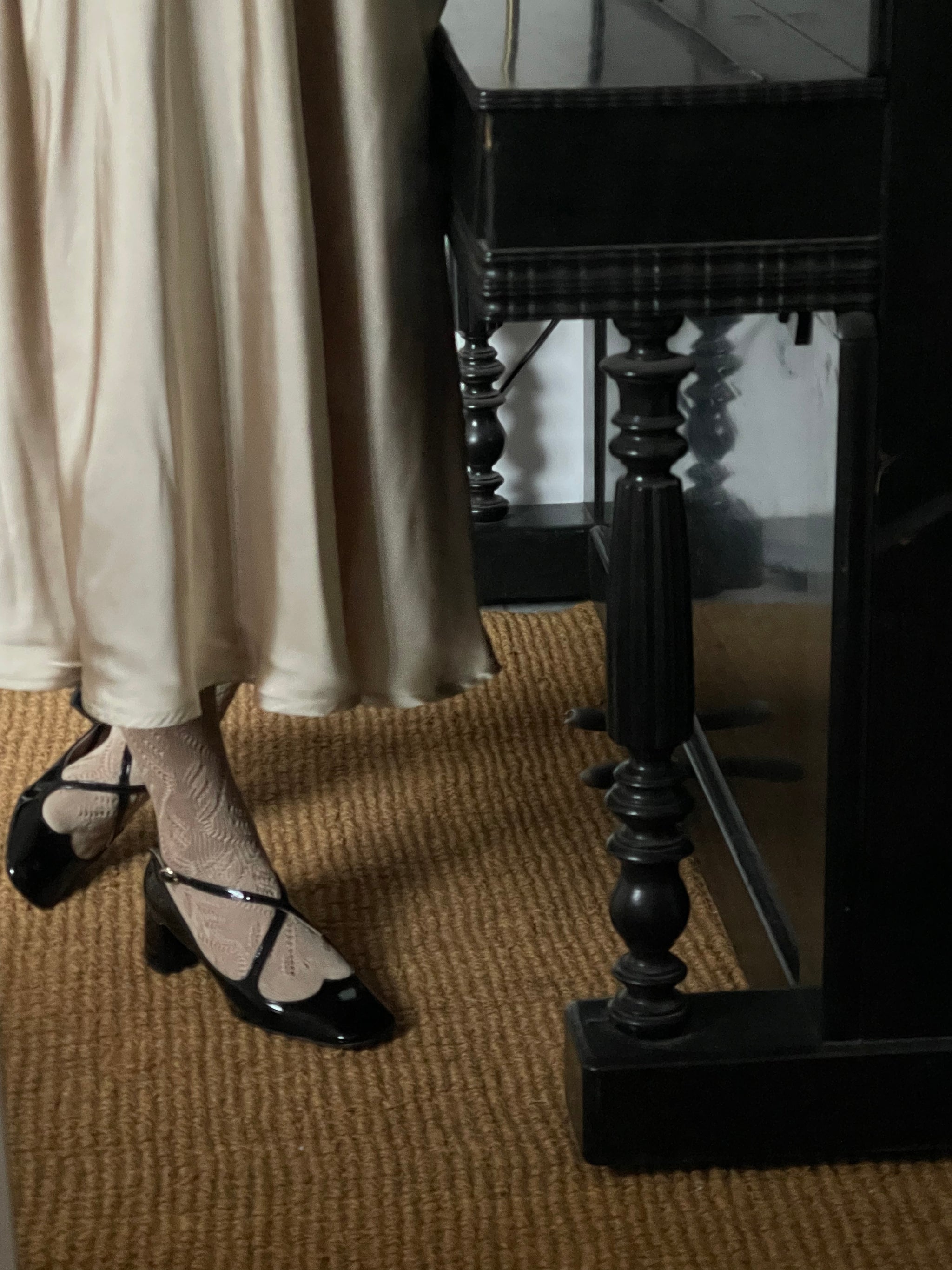 Pump Two for Love in vernice color nero - Carry over – A.Bocca