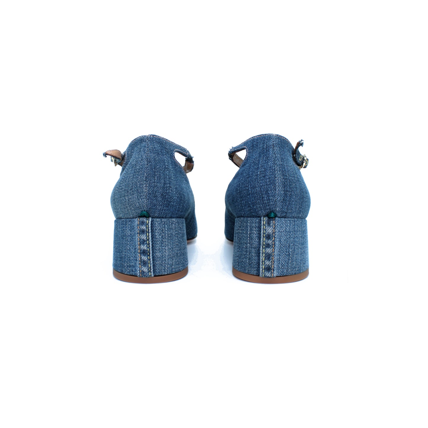Pump Two for Love in recycled denim 03 - EXCLUSIVE ONLINE