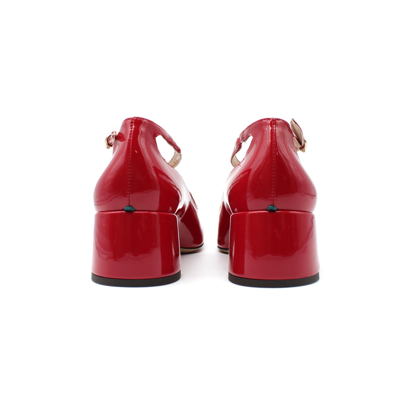 Pump Two for Love in red patent leather - VEGAN