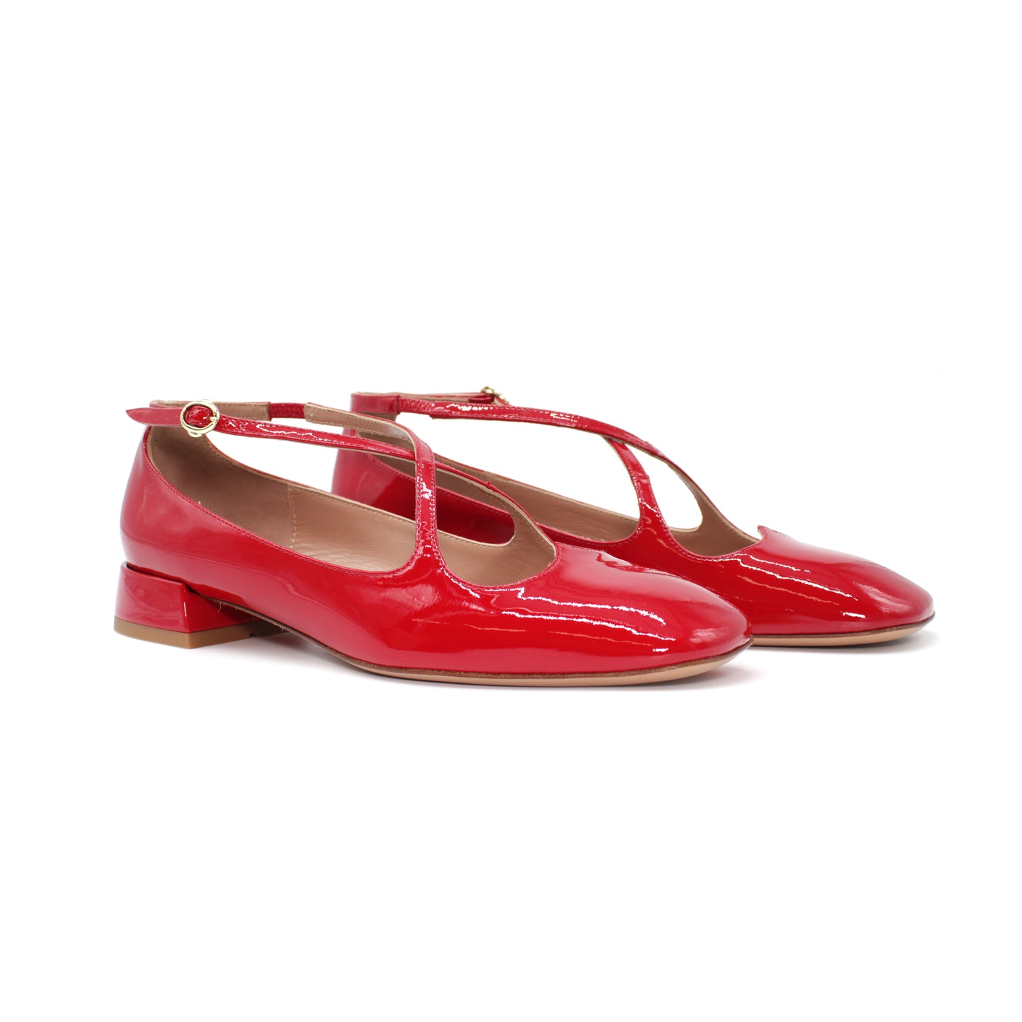 Pump Two for Love in red patent leather - Carry over