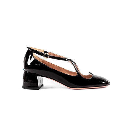 Two for Love in black patent leather pump
